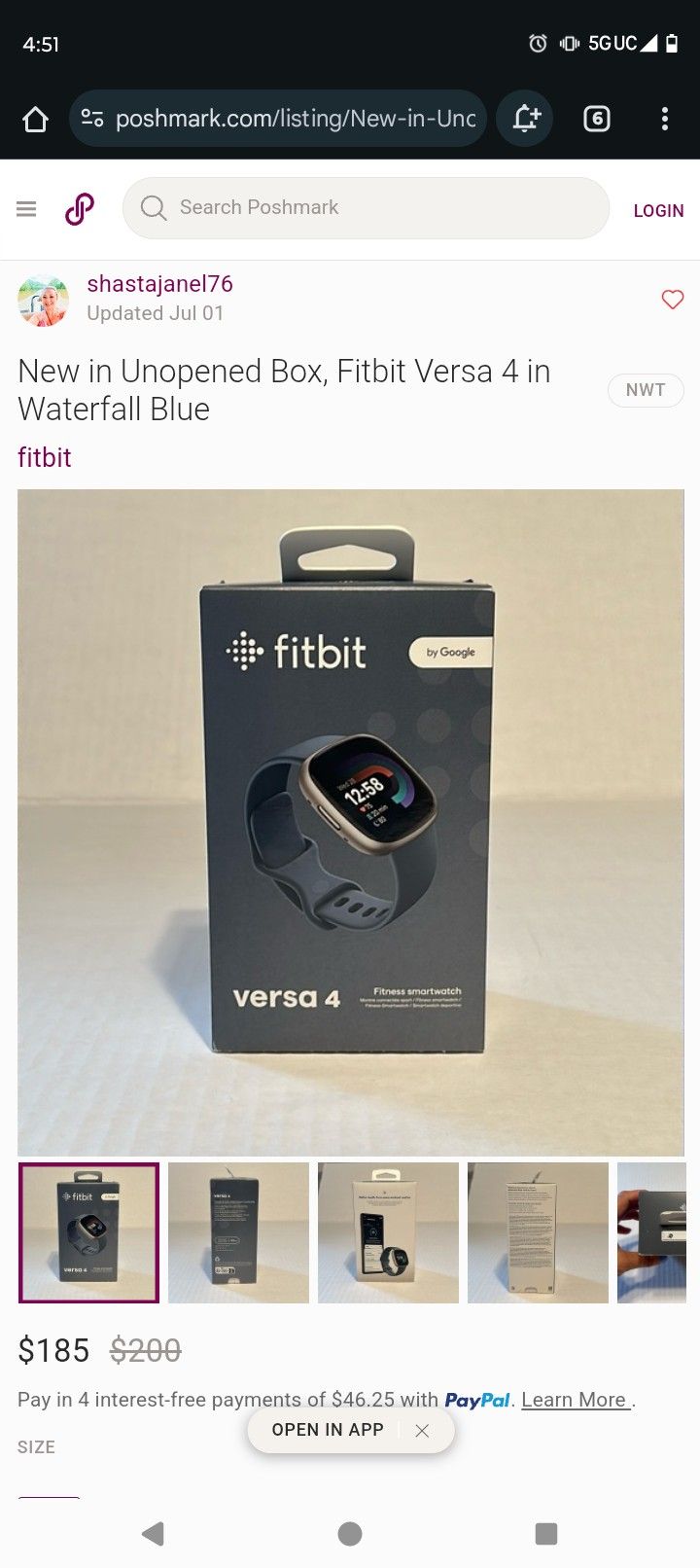 Brand New FitBit Versa 4