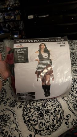 Women’s 2x High Seas Beauty Costume