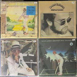 Vinyl Records Elton John and Billy Joel