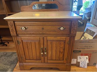 Antique Vanity w/ marble top