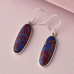 Mojave Purple Turquoise Earrings