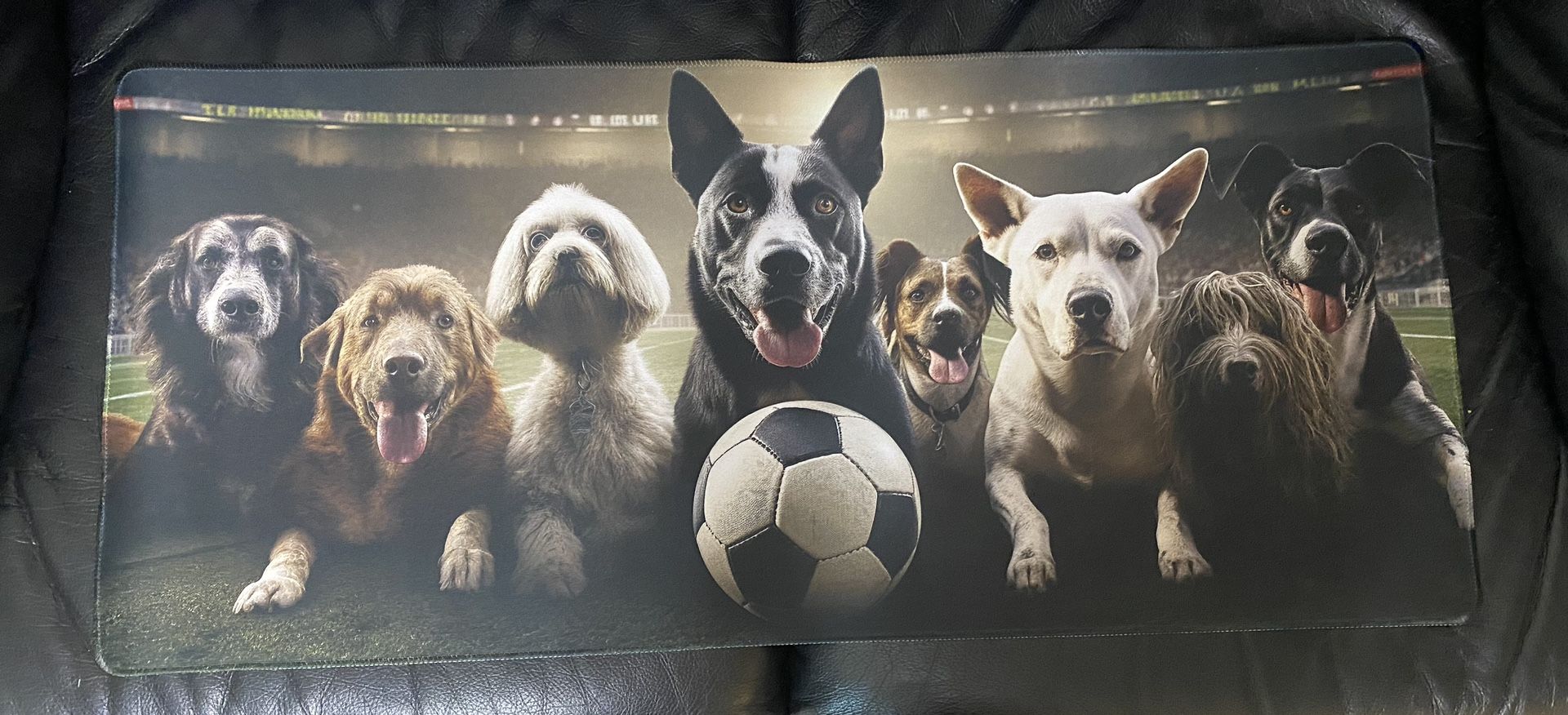Soccer Dog XXL Gaming Mouse Pad