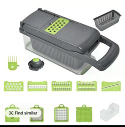 Multifunctional Vegetable Chopper Slicer Dicer with Multiple Blades