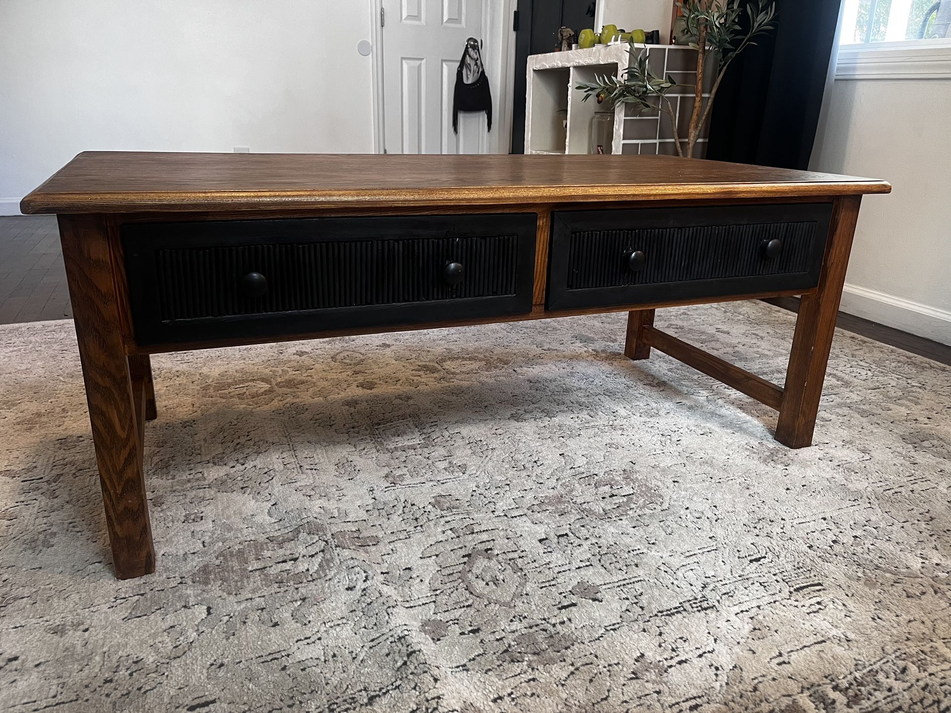 Solid Wood Coffee Table 