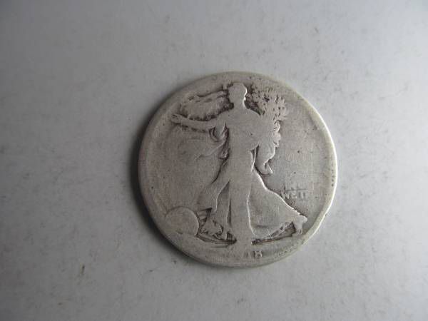 1918-S Walking Liberty Half Dollar -- LOW COST EARLY SERIES COIN!
