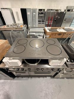 GE Cafe Induction Cooktop 36”Inch  Glass  Used Like New  $1499 Premium Appliances Oakland Park