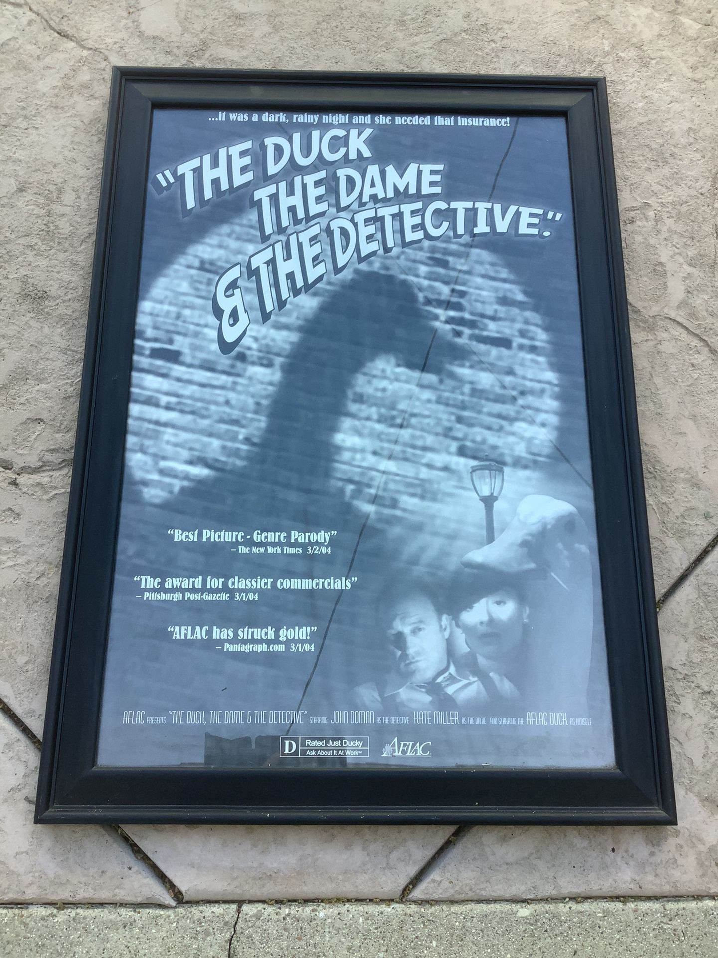 The Duck The Dame & The Detective Poster 34in x 24in