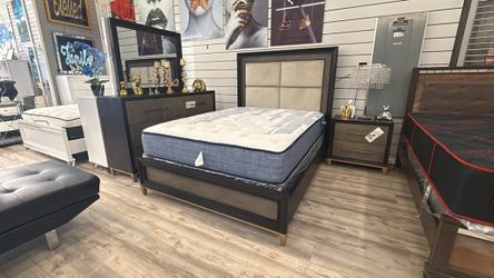 Elegant and modern bedroom set. Ask for price.