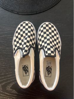 White and black vans