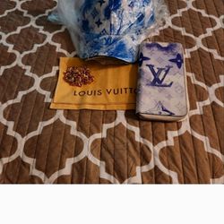 Watercolor Louis Vuitton Wallet DATE STAMPED SP1068 