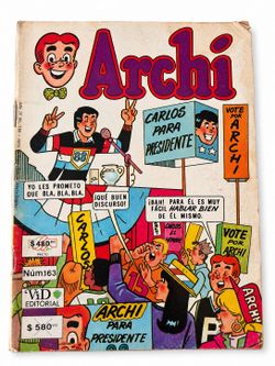 Revista Archi No. 163 (1988) | Editorial Vid | Cómic vintage mexicano