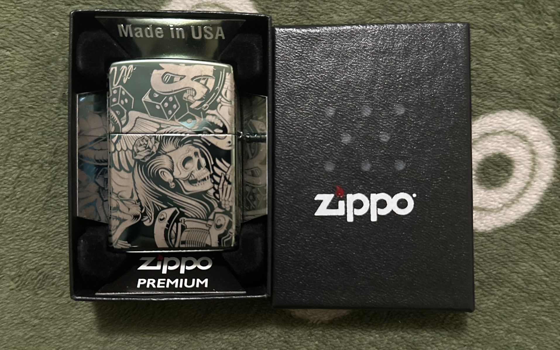 Zippo Skull Tattoo Theme