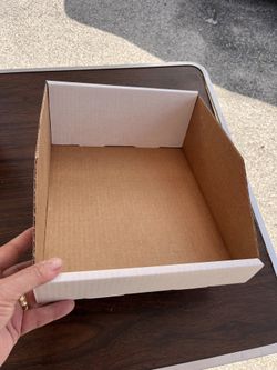 Cardboard storage bins