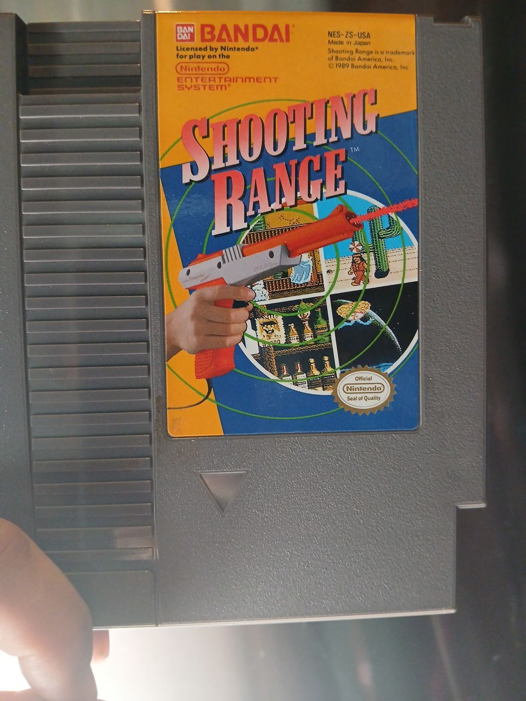 Nintendo shooting range game cartridge