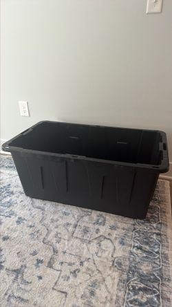 40 Gallon Plastic Moving Totes (3 available) - 15$ each or $40 for all 3