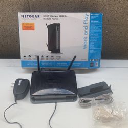 NETGEAR N300 Wireless ADSL2+ Modem Router