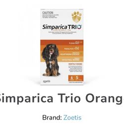 Simparica Trio Heartworm Preventative