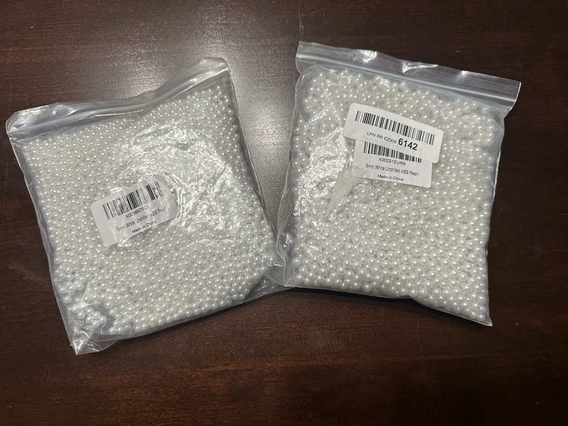 Undrilled Bags Of Pearls
