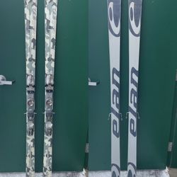 Elan AMP 185cm 105/76/90 Twin Tip Skis w Marker 1000 Motion Demo Bindings 