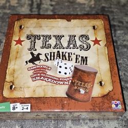 Texas Shake 'Em Poker Dice Game (2011). BRAND NEW & FACTORY SEALED!!