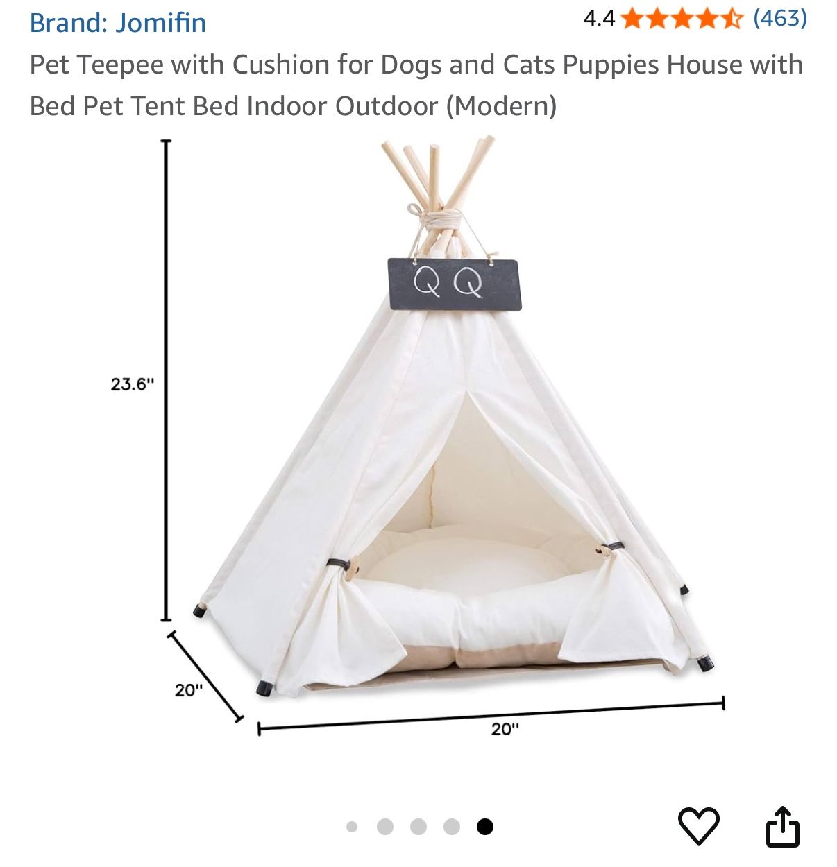 Free Dog Teepee Bed