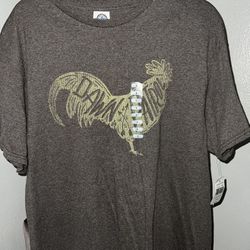 Brown Dawn Patrol Chicken T Shirt New With Tags 