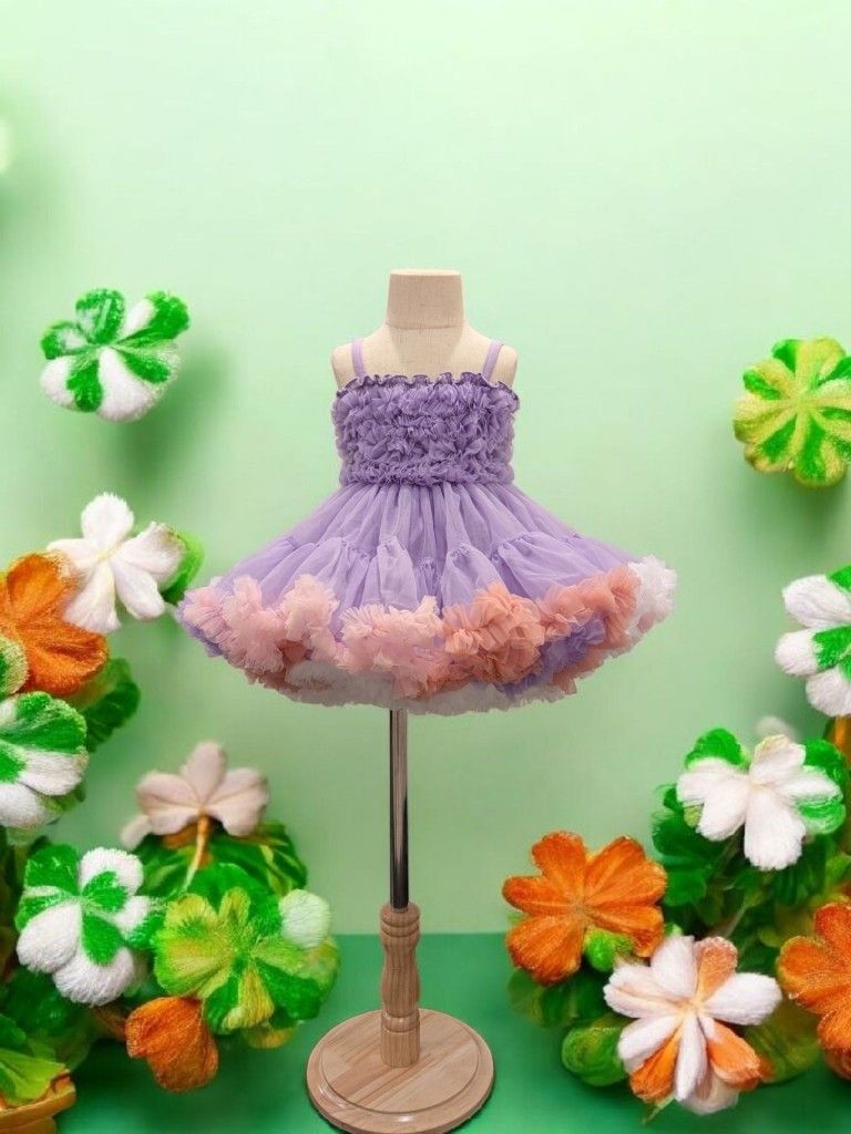 Super Ruffled Dress 6-9 Mos., 9-12 Mos., 12-18 Mos., 18-24 Mos., 2T