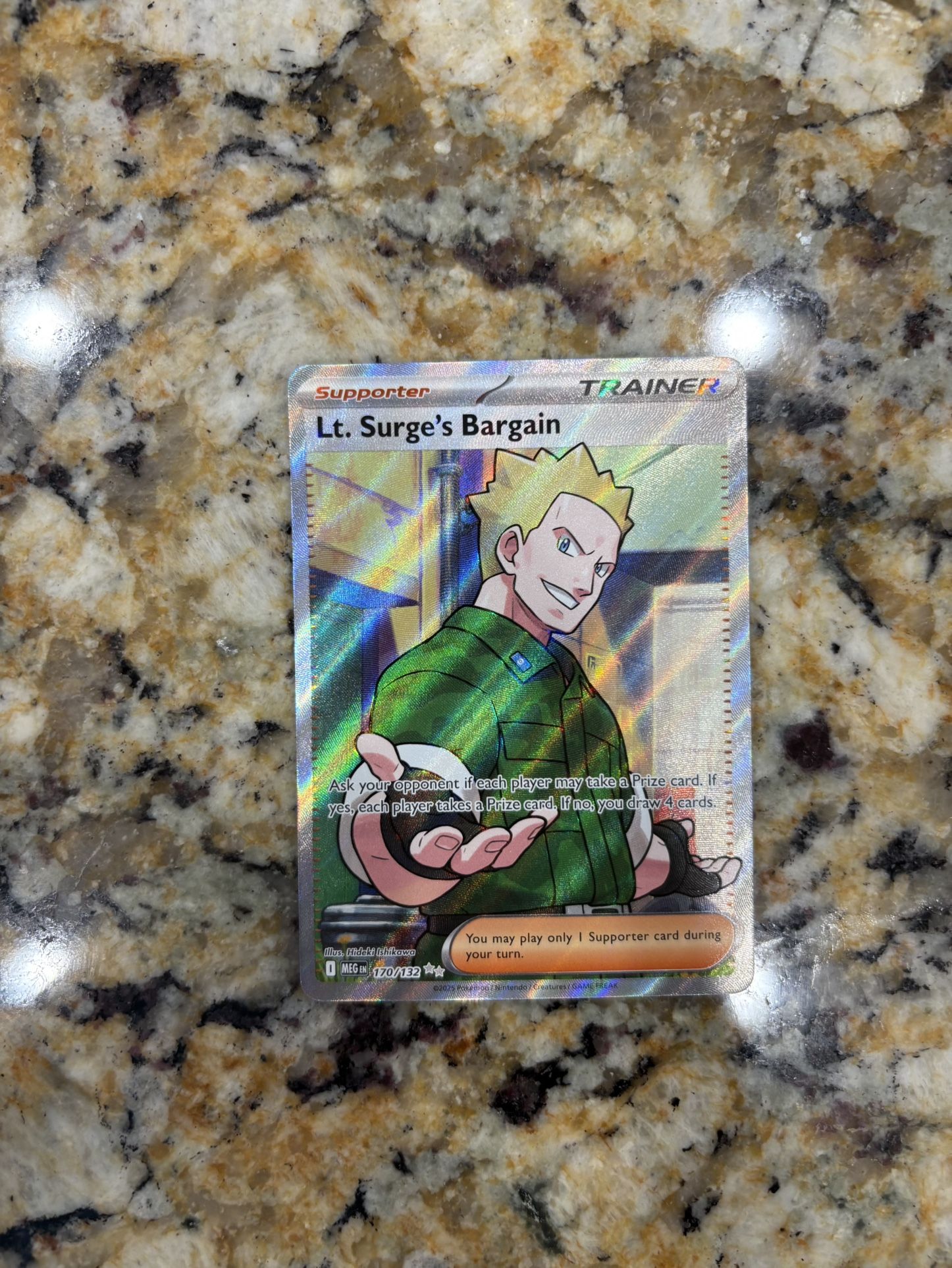 Lt. Surge's Bargain 170/132 Mega Evolution Pokemon NM/M