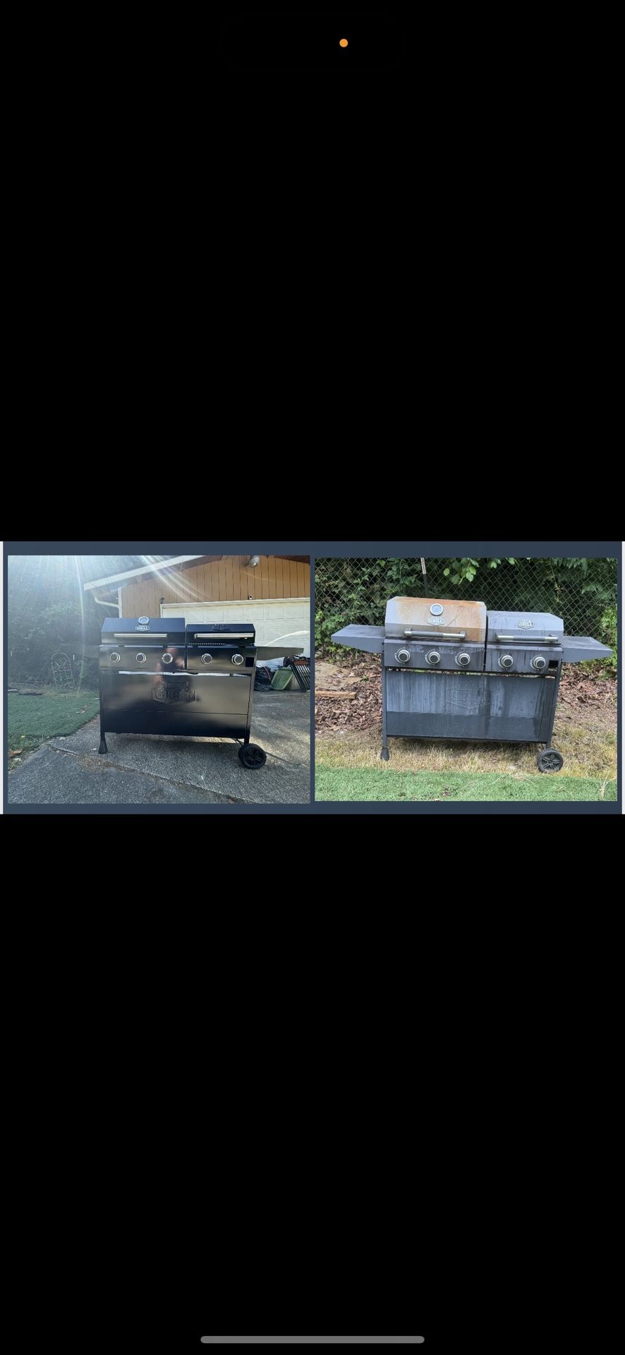 Refurbished Bbq/flat Top Grill