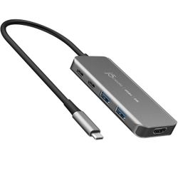 j5create USB4 8K60 Slim Hub - 6 in 1 USB4 Hub with 8K60/4K144 HDMI, PD Charging, USB-A, USB-C Ports | Compatible with MacBook, Windows Laptops, Thunde