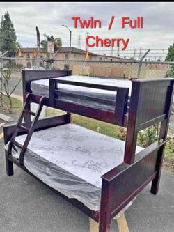 Bunk Beds/ Literas Twin Full Pinewood