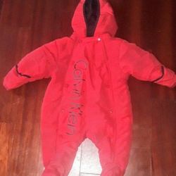 Calvin Klein Size 3 To 6 Months Infant Snowsuit