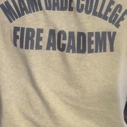 Miami Dade College Fire Academy Grey T Shirt