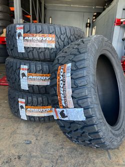 35x12.50r22 ARROYO RT 4 NEW TIRES INSTALLED ✅ INSTALADAS ✅