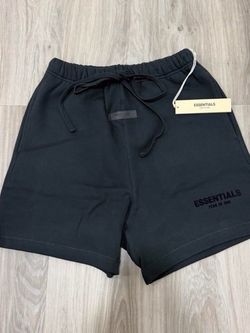 Fear of God Essentials Black Sweat Shorts