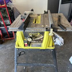Ryobi 10” Table Saw.             As You See It.
