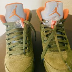 Jordan Retro 5 Olive