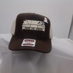 "FUCK YO COUCH" SnapBack Foam Trucker Hat With Mesh Back 