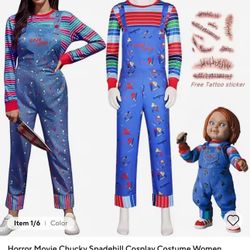Chucky Brand New Costume, Says Xl Women More Like A Medium Women 