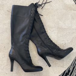 Black Knee High Boots