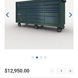 New Matco 4s tool
79" x 28" Triple-bay