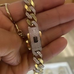 Esclava Mónaco En 14k Garantizado 