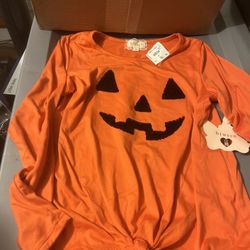 Girls Jack-O-Lantern Shirt size 10 
