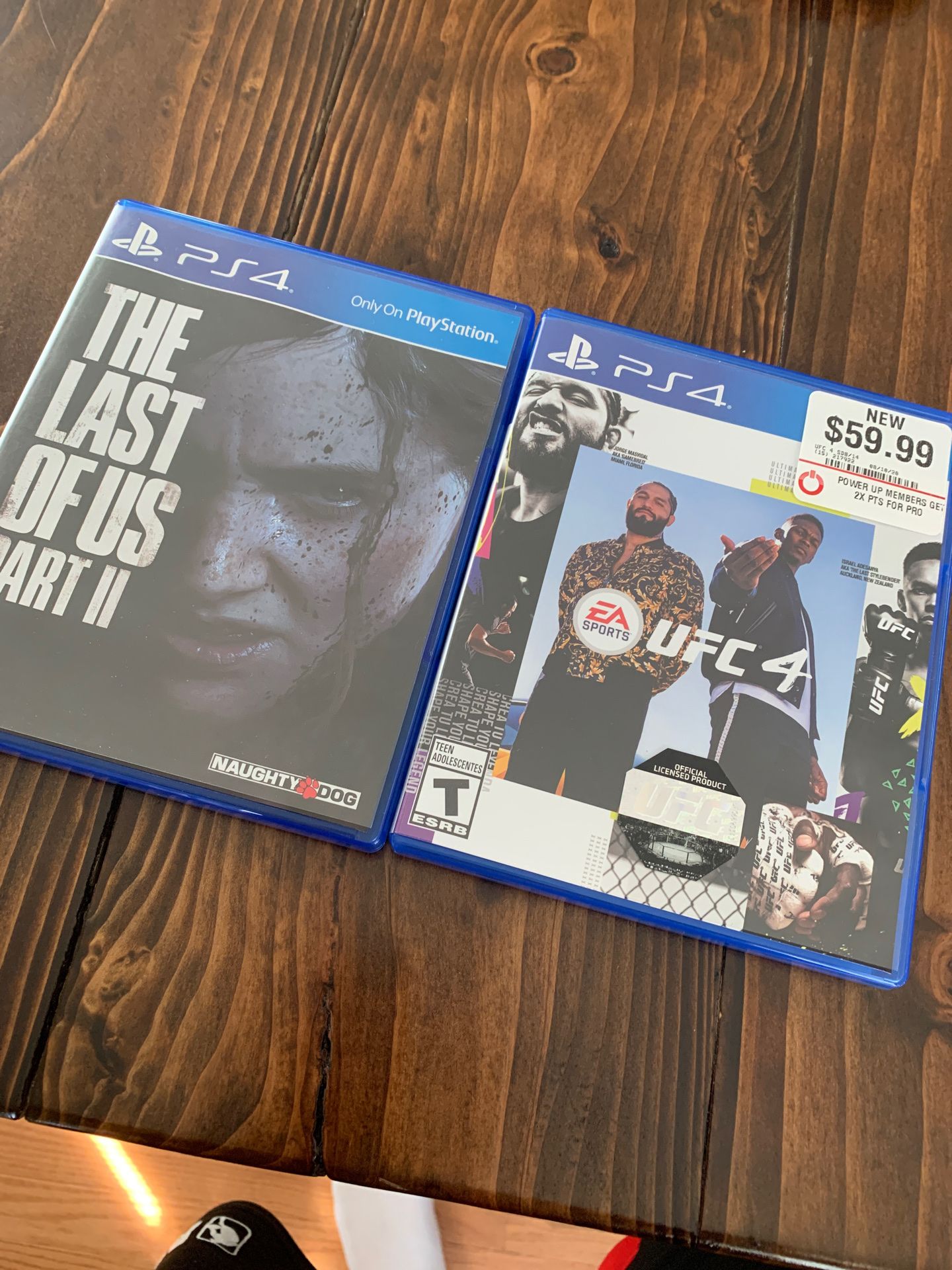 The last of us part 2 and UFC 4
