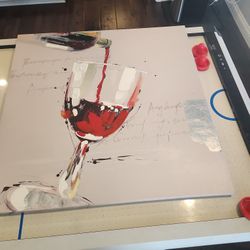 Wall Art Wine Print Canvas, I Need This Gone Today
