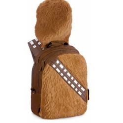 Disney Store Star Wars Chewbacca School Backpack Cosplay Bag with Removable Hood