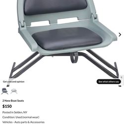 Boat seats