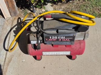 Craftsman 125 PSI. .5 HP 3 gal. Air Compressor