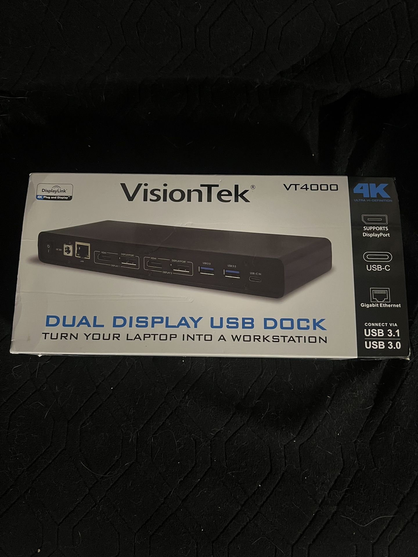 Visiontek Workstation USB Dock*openbox*