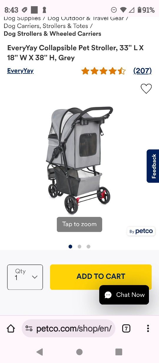 Brand New Dog Stroller